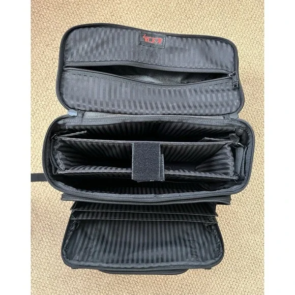 Vintage TUMI Brief Backpack Black Ballistic Nylon Rusksack Travel Work School - Picture 11 of 11